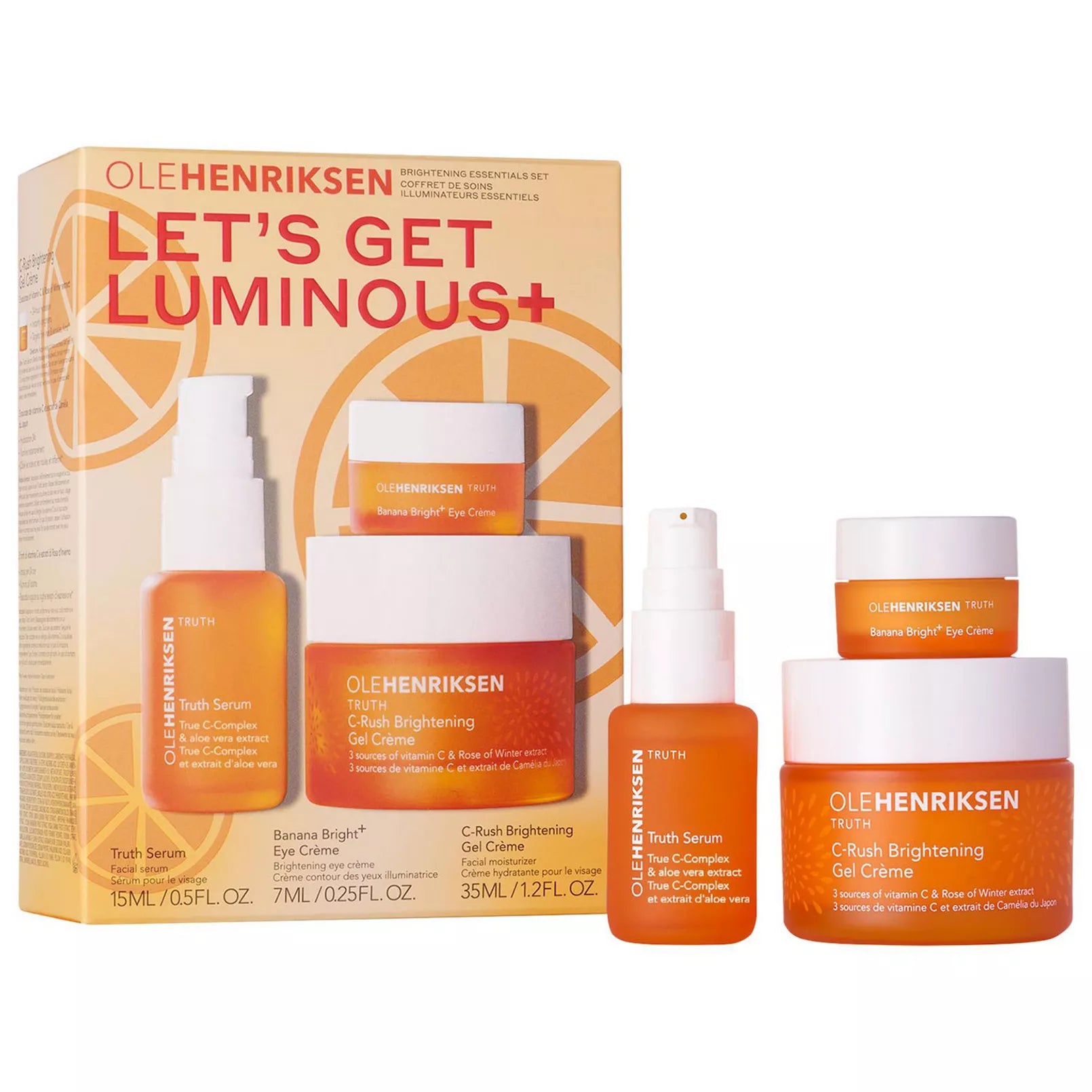 Ole Henriksen Let's Get Luminous Brightening Essentials Set 1.5 Oz